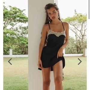 Vrg girl learn French slip dress